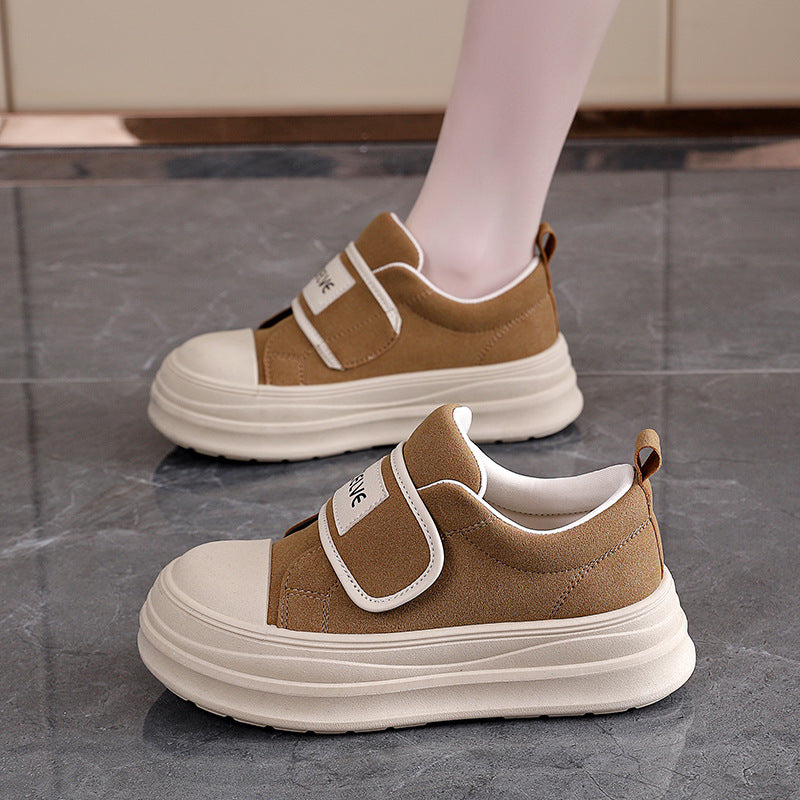 Damen Sneaker Bequem Klettverschluss Weiche Sohle ist bereits ein