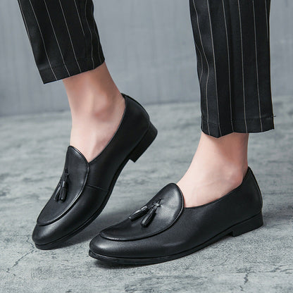 Damen Mokassins Elegante Leder Schuhe