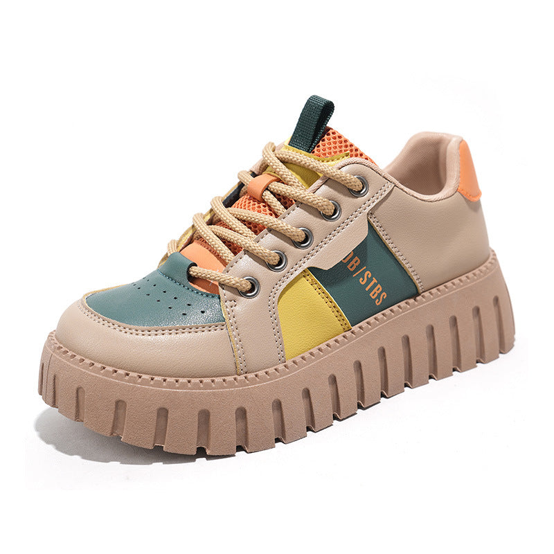 Damen Sneaker Atmungsaktiv Hoch Hacken