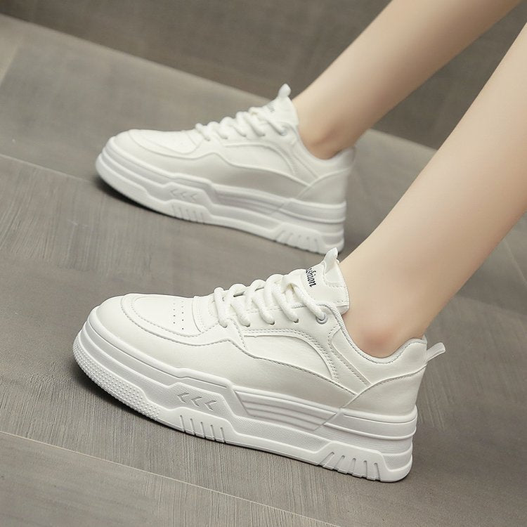 Damen Plattform Sneaker Hoch Komfort Sohle Modisch