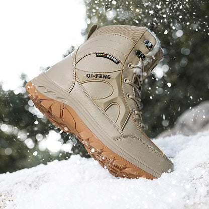 Damen Wanderschuhe Warm Isolierend Rutschfest