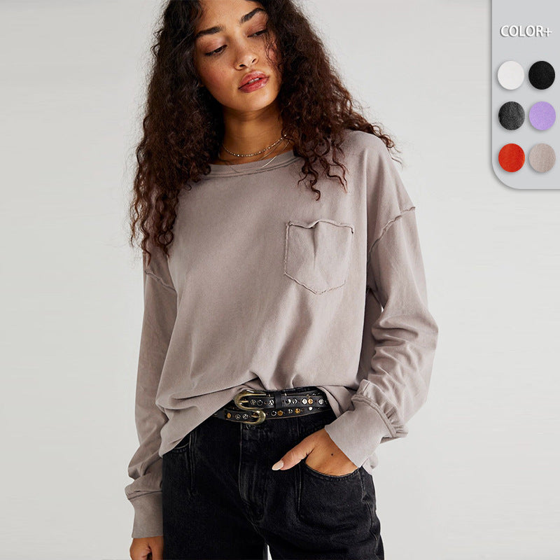 Damen Freizeitshirt Berlin Style Baumwolle Weiß - Norvielle