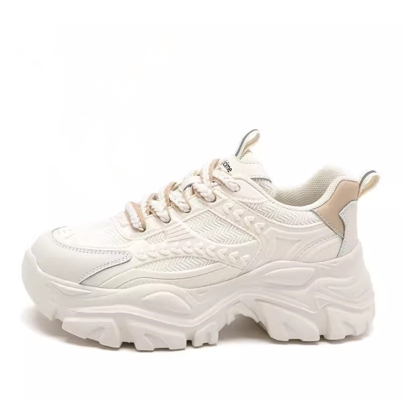 Damen Sneaker Chunky Atmungsaktiv Sportlich