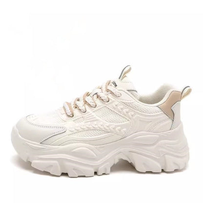 Damen Sneaker Chunky Atmungsaktiv Sportlich
