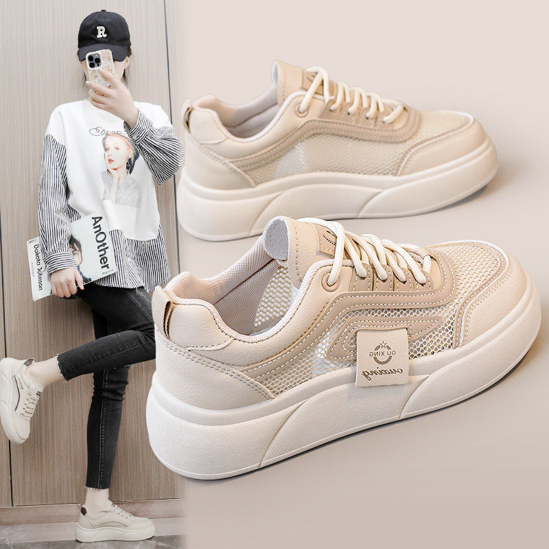 Damen Sneaker Sportlich Atmungsaktives Mesh Elastisch - Norvielle