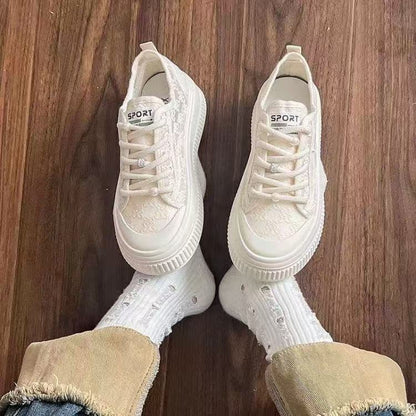 Damen Sneaker Strukturiert Rutschfest