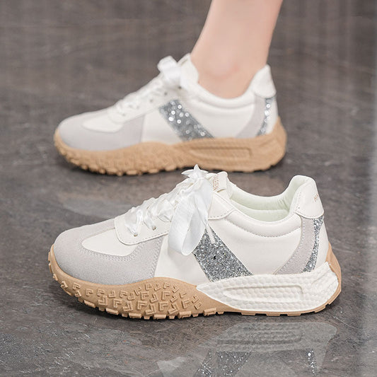 Damen Sneaker Glitzernd Sportlich Schuhe - Norvielle