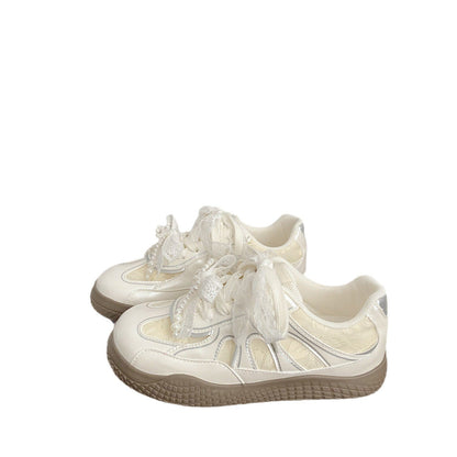 Damen Sneaker Sportlich Glitter
