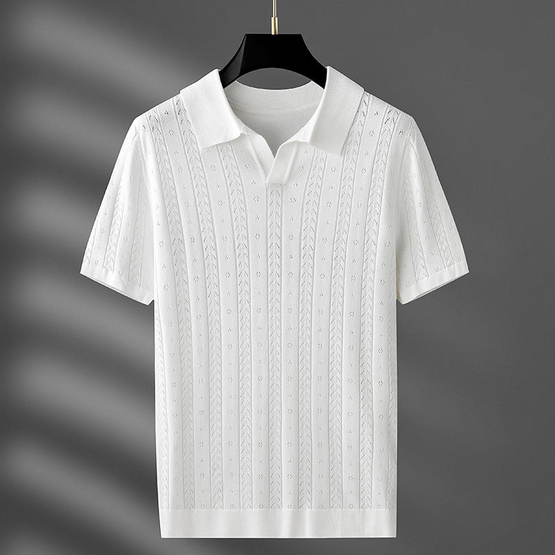 Herren Poloshirt Baumwolle Elegant