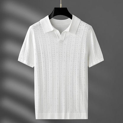 Herren Poloshirt Baumwolle Elegant