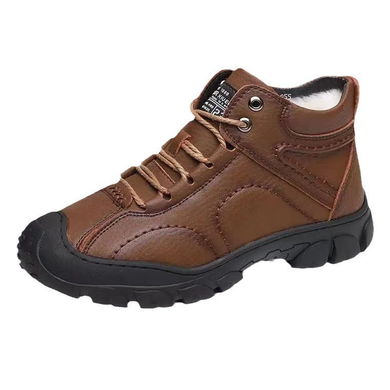 Damen Wanderschuhe Warm Rutschfestes Profil