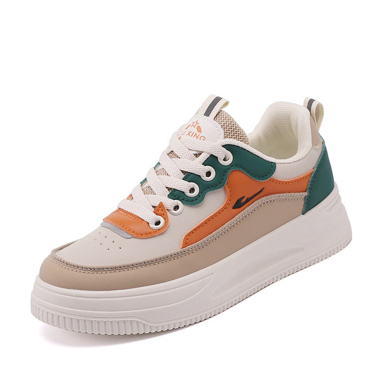 Damen Sneaker Plateau atmungsaktiv Modisch
