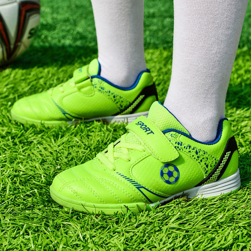Damen Fußballschuhe Rutschfest Velcro Verschluss