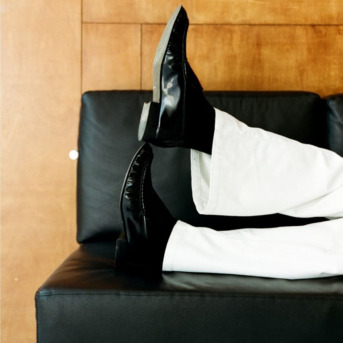 Damen Loafers Elegante Rüschenschuhe