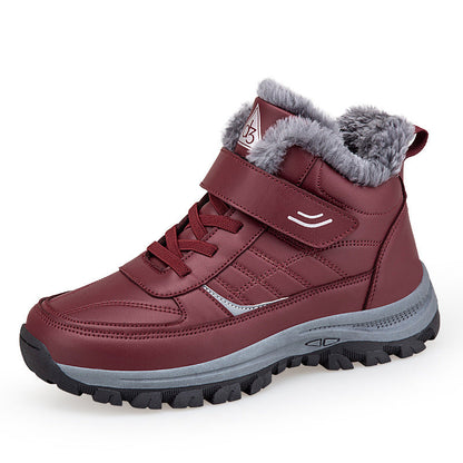 Damen Winterstiefel Isoliert Warm Klett Schnee