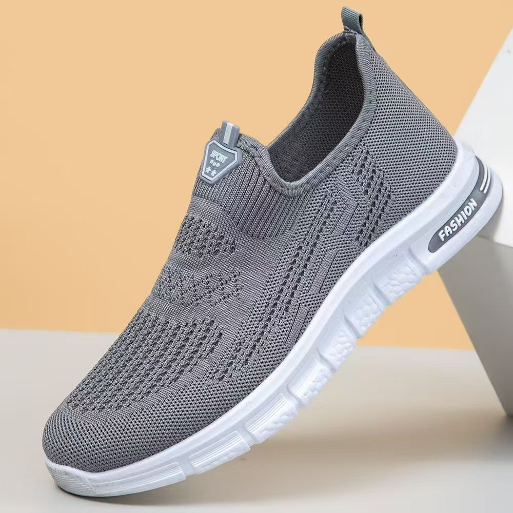 Damen Sneaker Sportlich Atmungsaktives Mesh Slip On - Norvielle