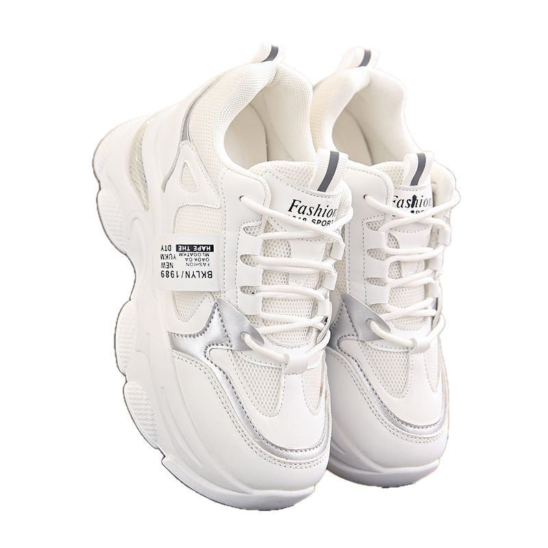 Damen High-Heel-Sneaker Chunky Bequem