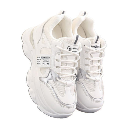 Damen High-Heel-Sneaker Chunky Bequem