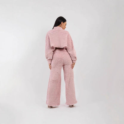Damen Plüsch-Set Weich Warm