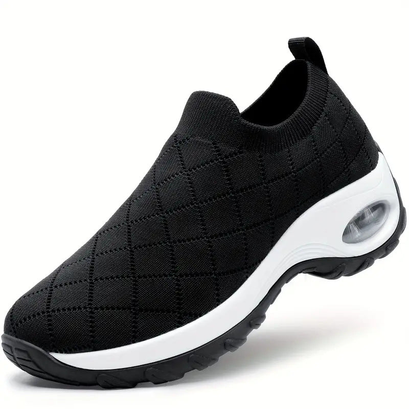 Damen Slip-On Schuhe Atmungsaktiv Komfortabel