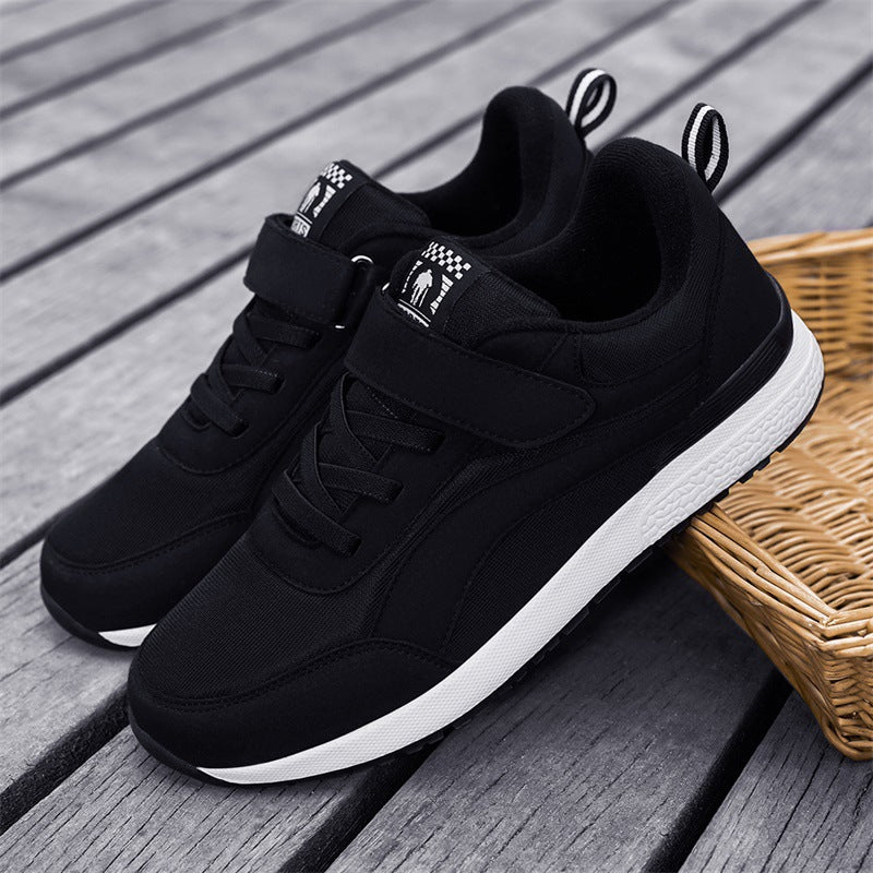 Damen Sneaker Sportlich Klettverschluss Weich