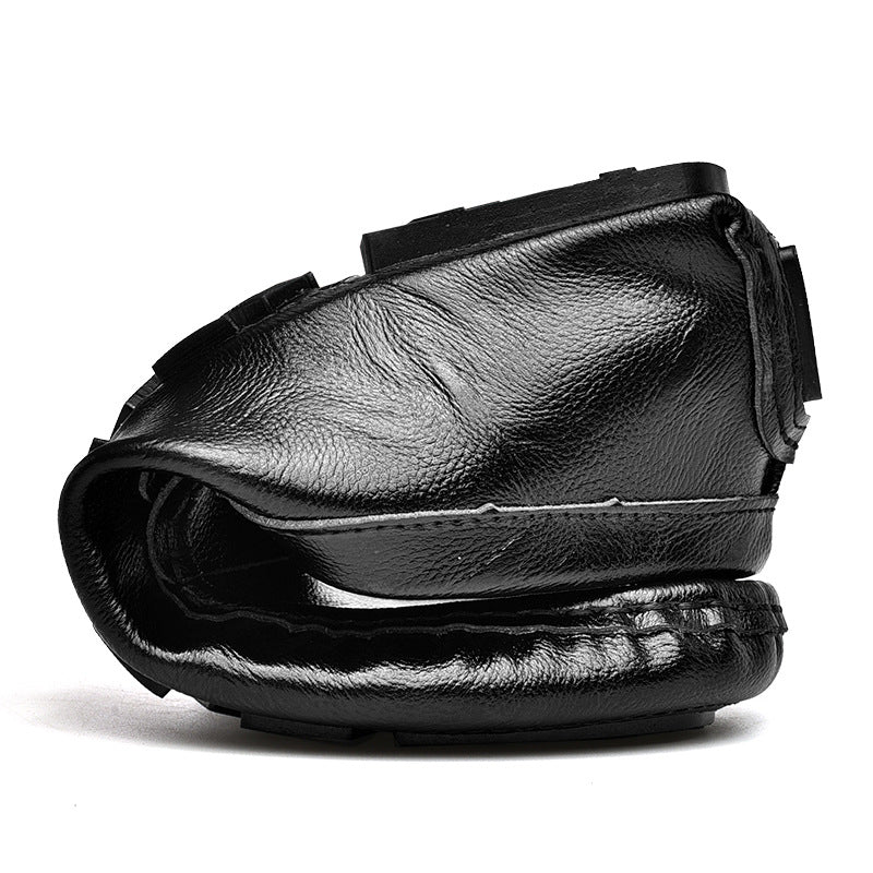 Damen Mokassins Leder Flexibel Bequem