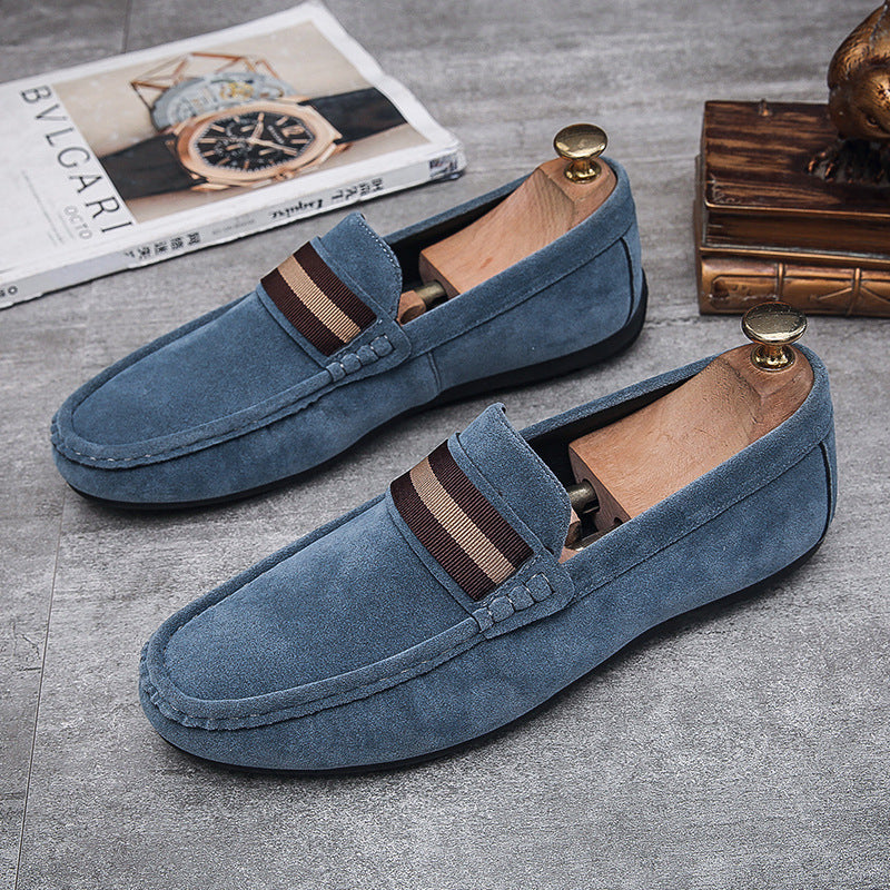 Damen Loafers Bequem Leder