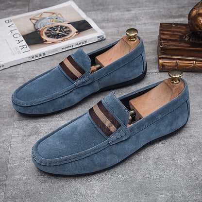 Damen Loafers Bequem Leder