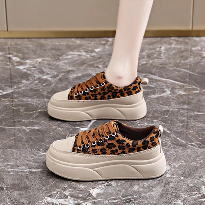 Damen Hochplateau Sneaker Chunky Bequem