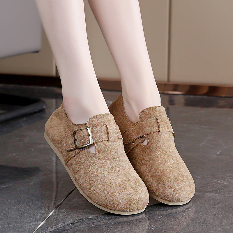 Damen Slipper Komfortabel Klettverschluss Warm