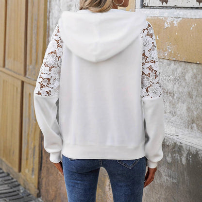 Damen Parka Kapuze Taschen Modern
