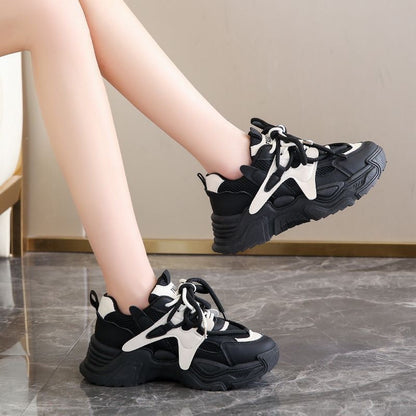 Damen Sneaker Sportlich Chunky Schuhe