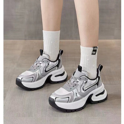 Damen Sneaker Sportlich Leicht Dämpfung Weiches Innenfutter