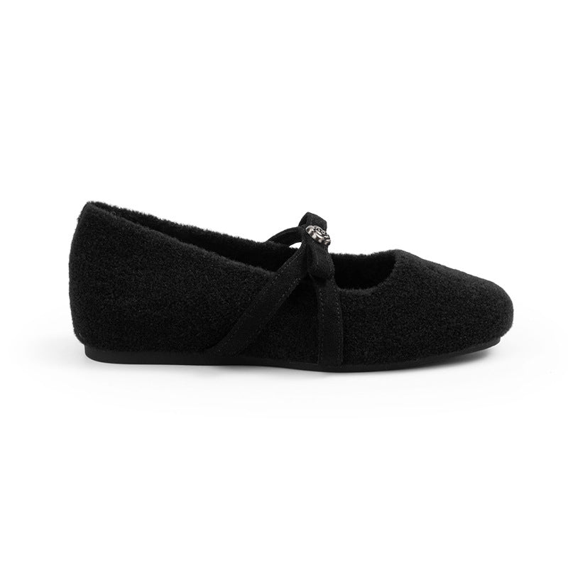 Damen Hauspantoffeln Riemendesign Warm Bequem