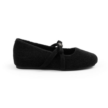 Damen Hauspantoffeln Riemendesign Warm Bequem