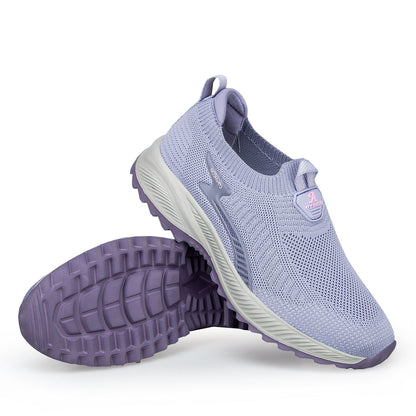 Damen Sneaker Atmungsaktiv Weichsohle Komfortabel
