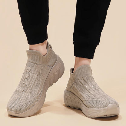 Damen Sneaker Strick Bequem