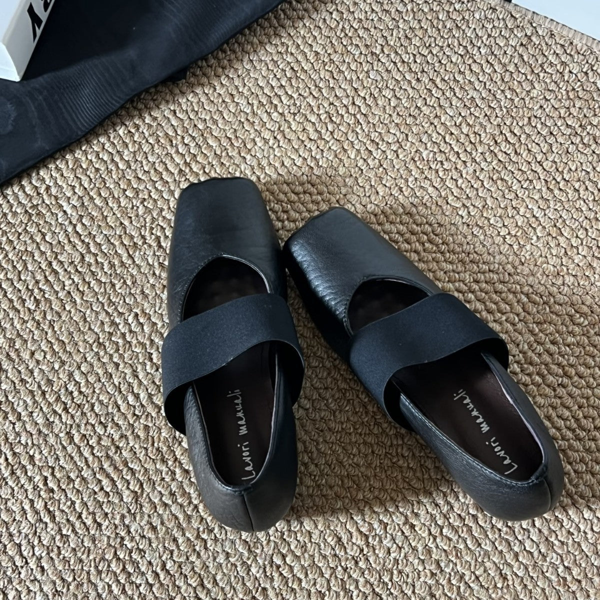 Damen Ballerinas Elastisch Komfortabel Schwarz - Norvielle
