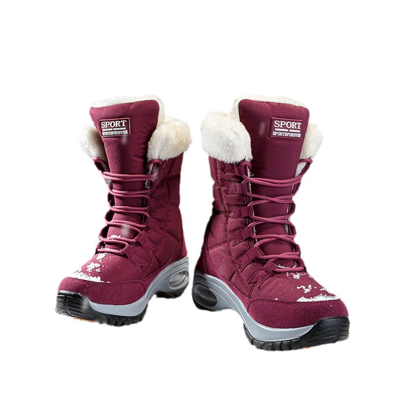Damen Winterstiefel Warm Isoliert Rutschfest