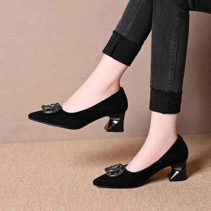 Damen High Heels Elegante Glitzer Pumps