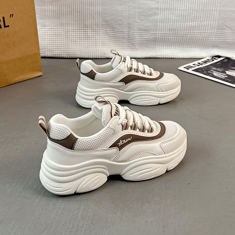 Damen Chunky Sneaker Atmungsaktives Mesh Komfortabel