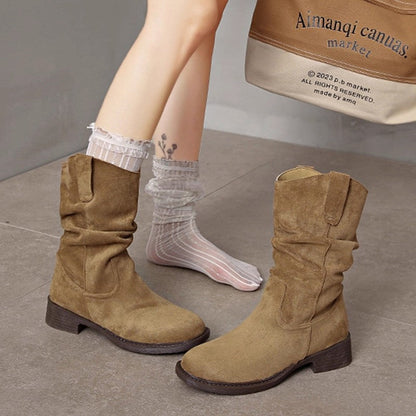 Damen Winterstiefel Rutschfest Bequem