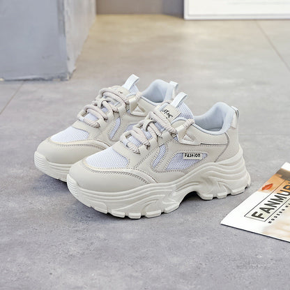 Damen Sneaker Chunky Atmungsaktives Mesh Dämpfende Sohle