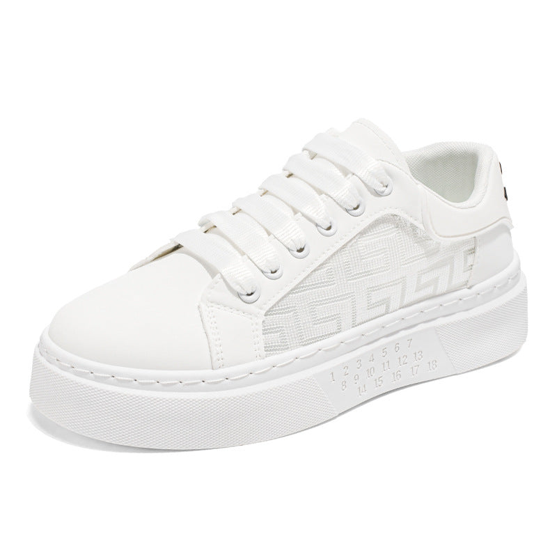 Damen Sneaker Platform Schuhe Atmungsaktiv Bequem
