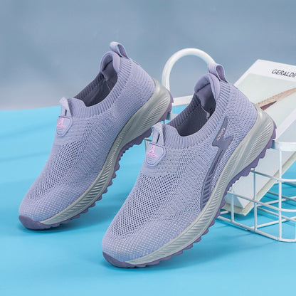 Damen Sneaker Atmungsaktiv Weichsohle Komfortabel - Norvielle