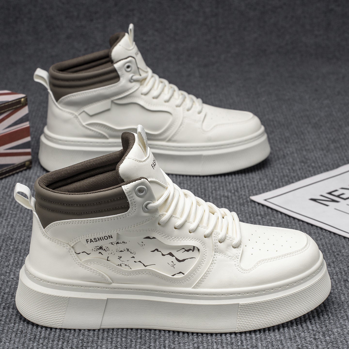 Damen High- Sneaker Modisch Hochwertig