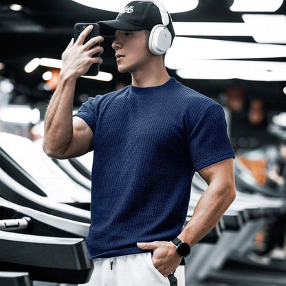 Herren Muscle Shirt Sportlich Funktionell Baumwolle