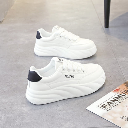 Damen Sneaker Atmungsaktives Mesh Dicke Sohle