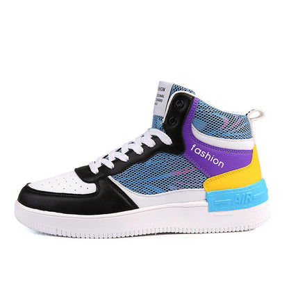Damen High- Sneaker Atmungsaktives Mesh Weich