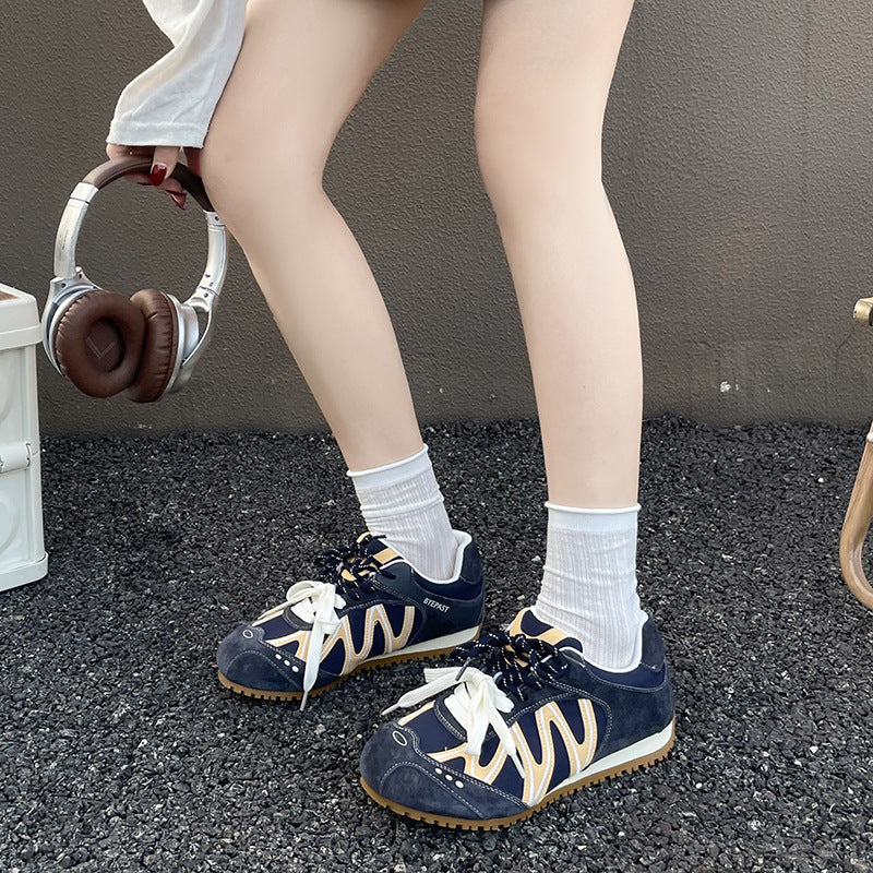 Damen Laufschuhe Sportlich atmungsaktiv Schwarz - Norvielle